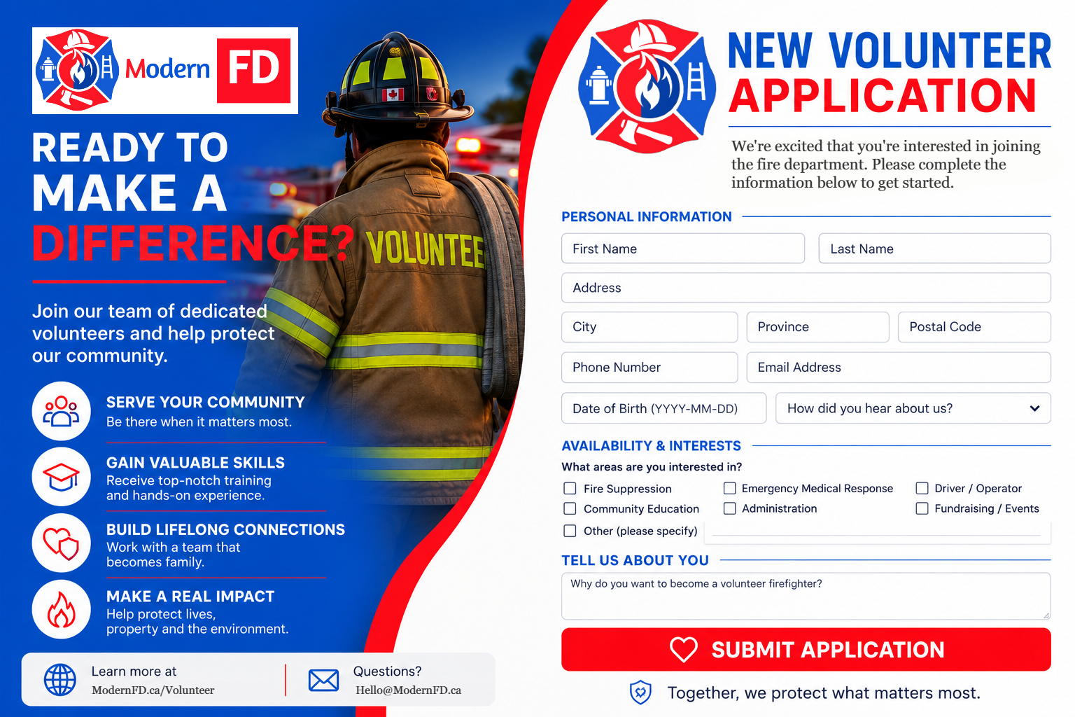 Volunteer Firefighter Onboarding Volunteer Firefighter Onboarding